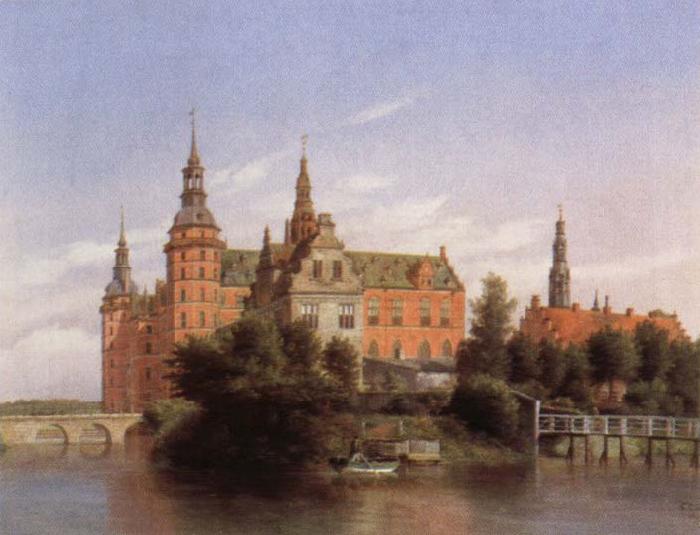 Ferdinand Roybet federiksborg castle Germany oil painting art